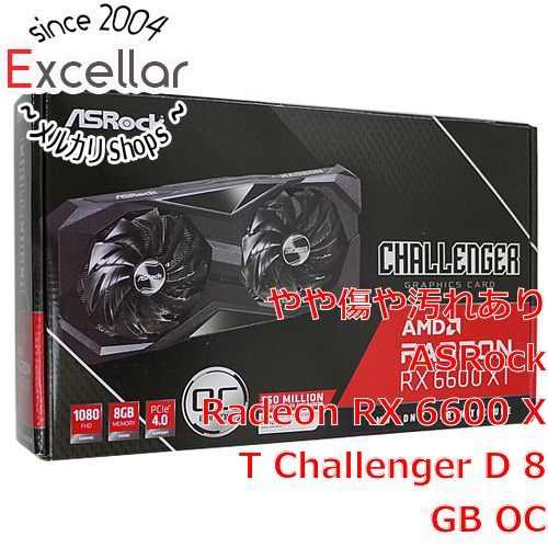 ASRock製グラボ Radeon RX 6600 Challenger D 8GB PCIExp 8GB 元箱あり-