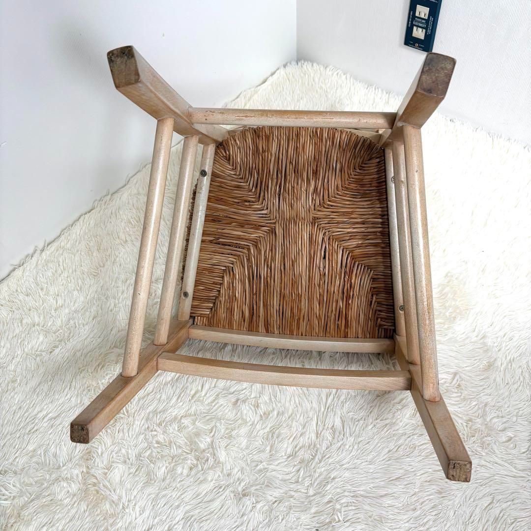 良品】 ラッシチェア アンティーク ダイニングチェア ペーパー