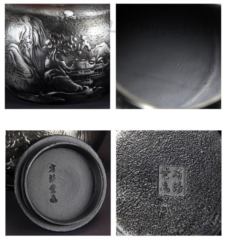 鉄瓶 南部鉄器 砂鉄製 手作り コーティングなし老鉄瓶 提梁壺 対応 鉄やかん 鉄分補給 鉄びん 1300ML WWW_IBETON_RU