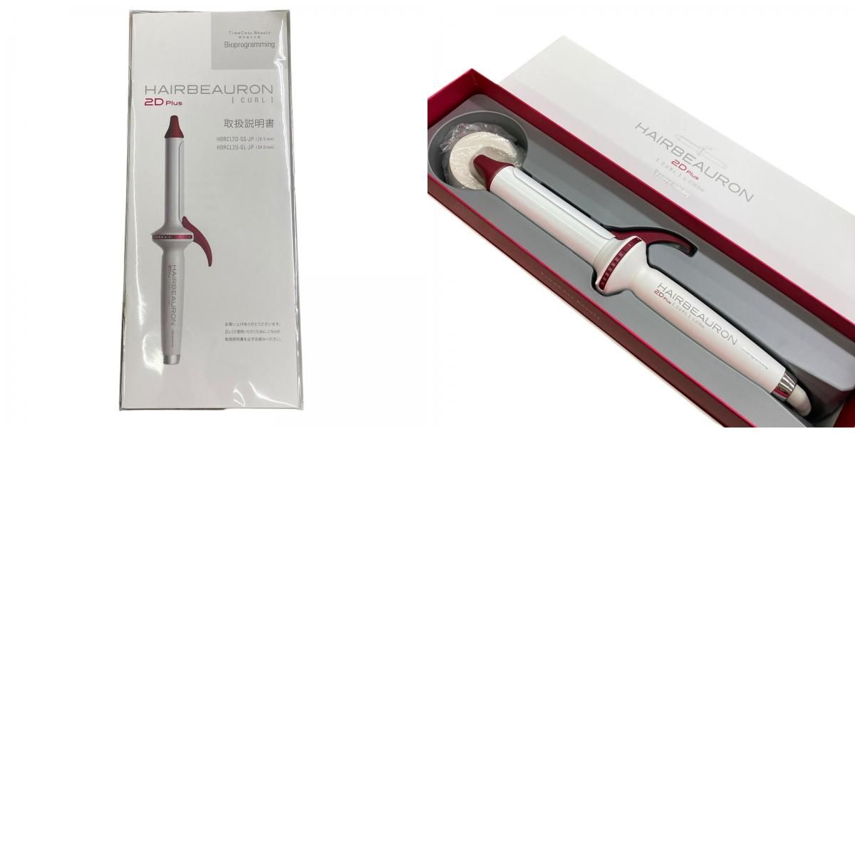 186000 現状品 ヘアビューロン 2D Plus コテ HBRCL2D-GL-JP 34mm