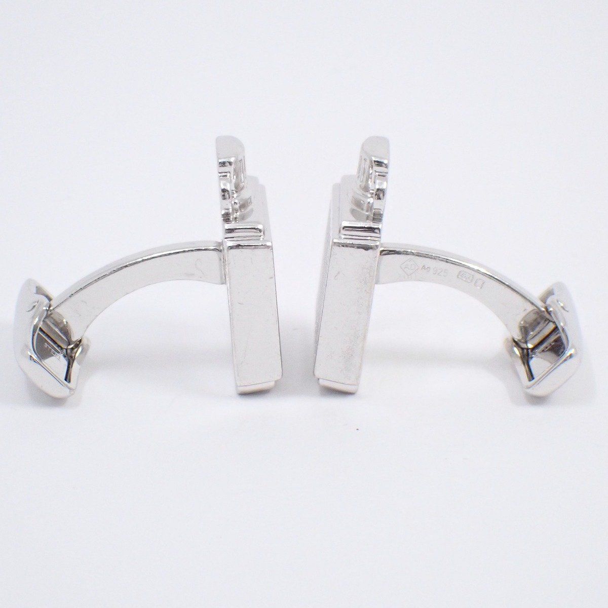 【英国王室御用達】★箱有 Dunhill シルバー925 カフリンクス ダンヒル ダンヒル 925 カフリンクス カフス 英国王室御用達】☆箱有