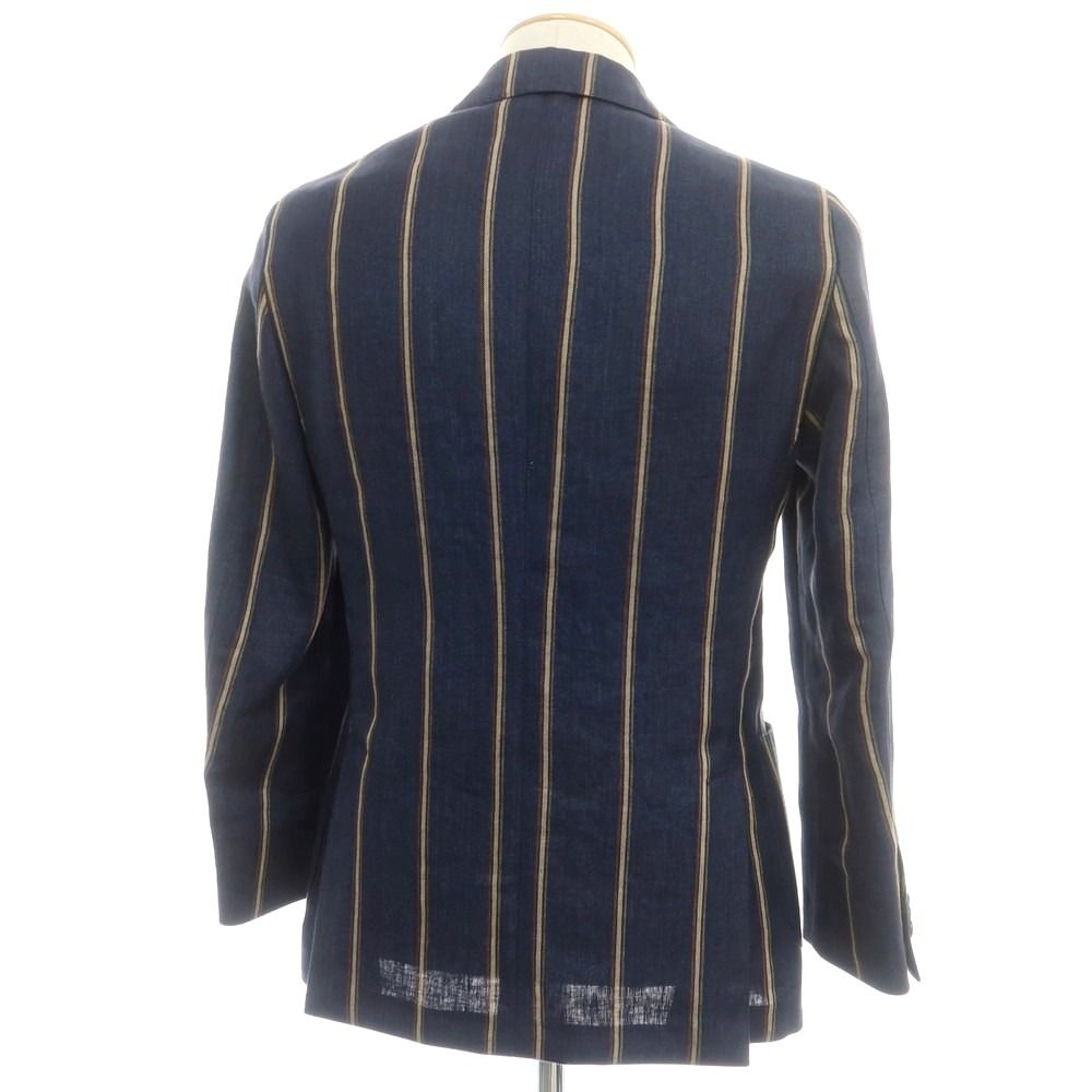中古】ラルディーニ LARDINI リネン ストライプ テーラード