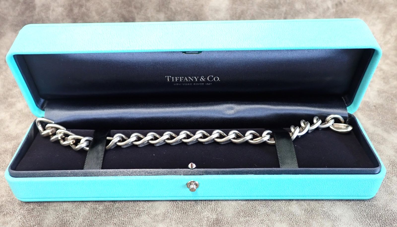 ティファニー フォージ ミディアムリンク ブレスレット SV925 Tiffany & Co. - ティファニー フォージ ミディアム リンク