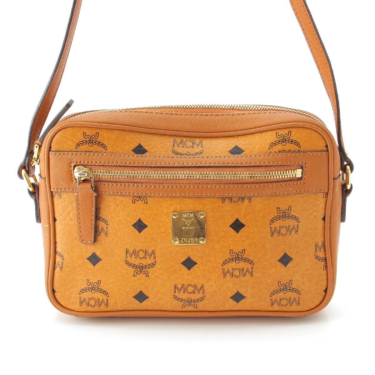 MCM エムシーエム ヴィセトス レザー ショルダーバッグ クロスボディ 
