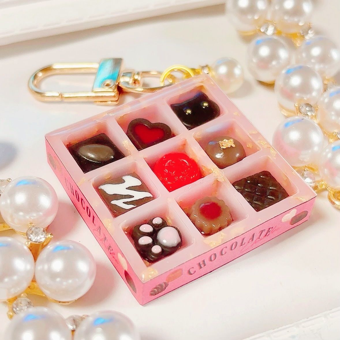 専用◇バレンタインチョコレート シャカシャカキーホルダー