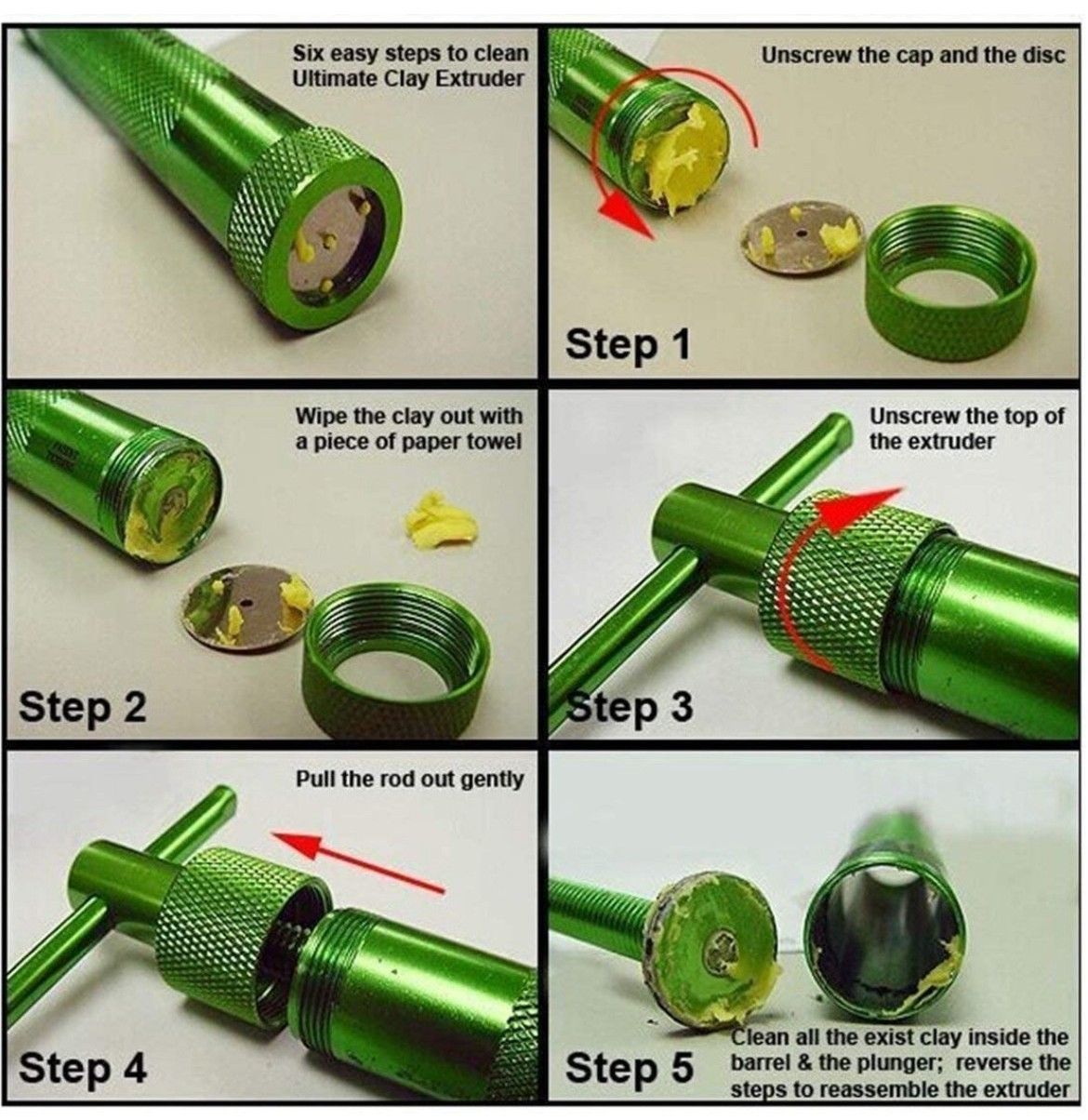 ハンドメイド ポリマークレイ 絞り出し クレイガン 粘土 ハンドメイド