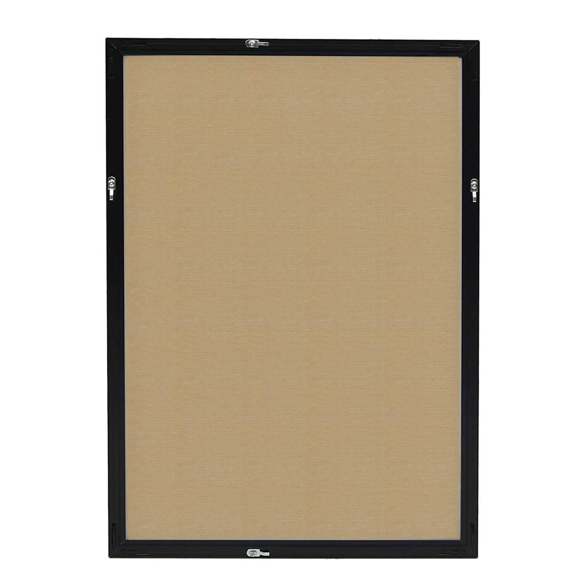 即納】KING 額縁 入替アートパネル B2 アルミ ブラック 822956A