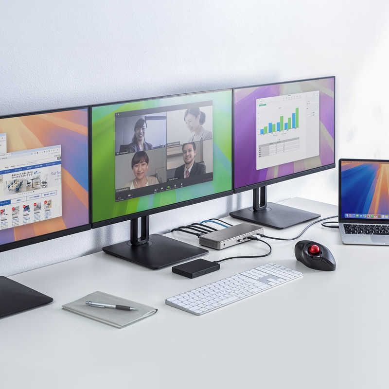 HDMI DisplayPort×4K×3画面出力対応