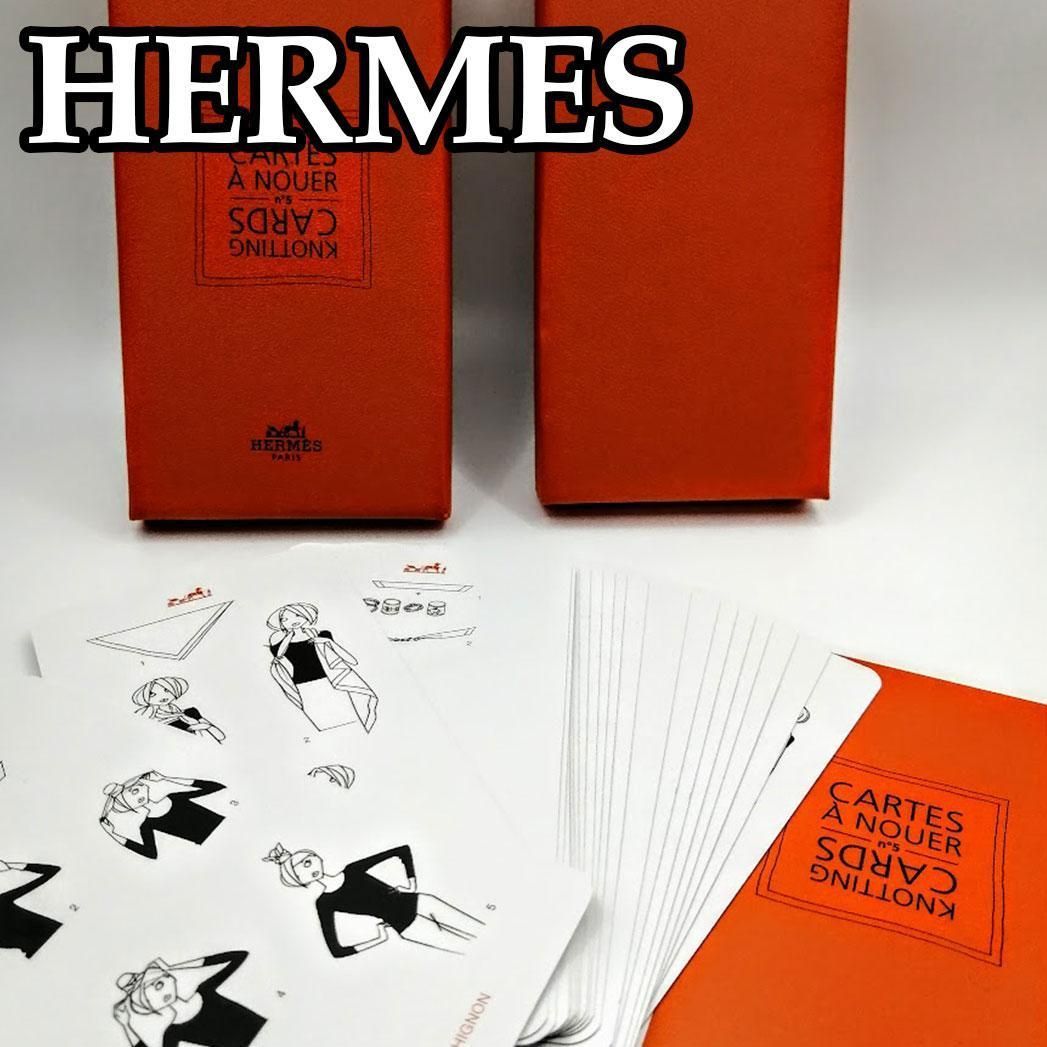 非売品 HERMES エルメス cartes スカーフ 結び方 カード Schnaps メルカリ