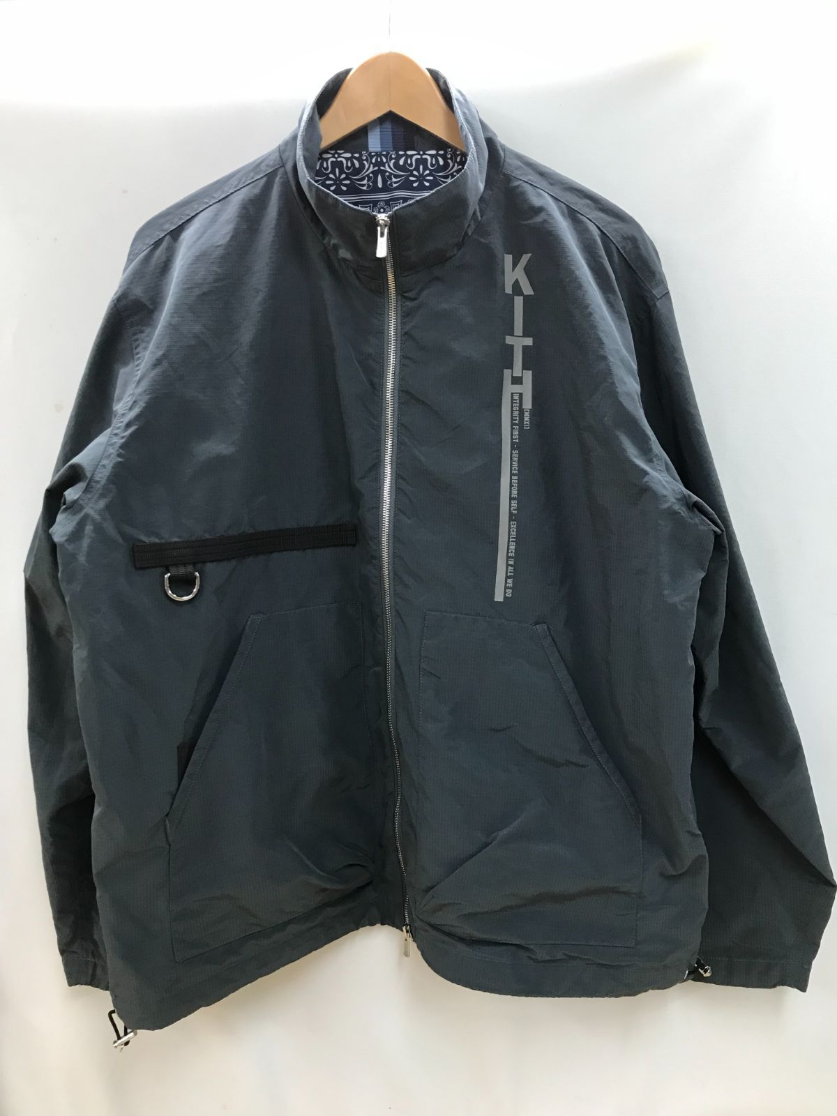 大清水75-1-1016kr】KITH Solid Militia Ripstop Jacket Mサイズ【中古 