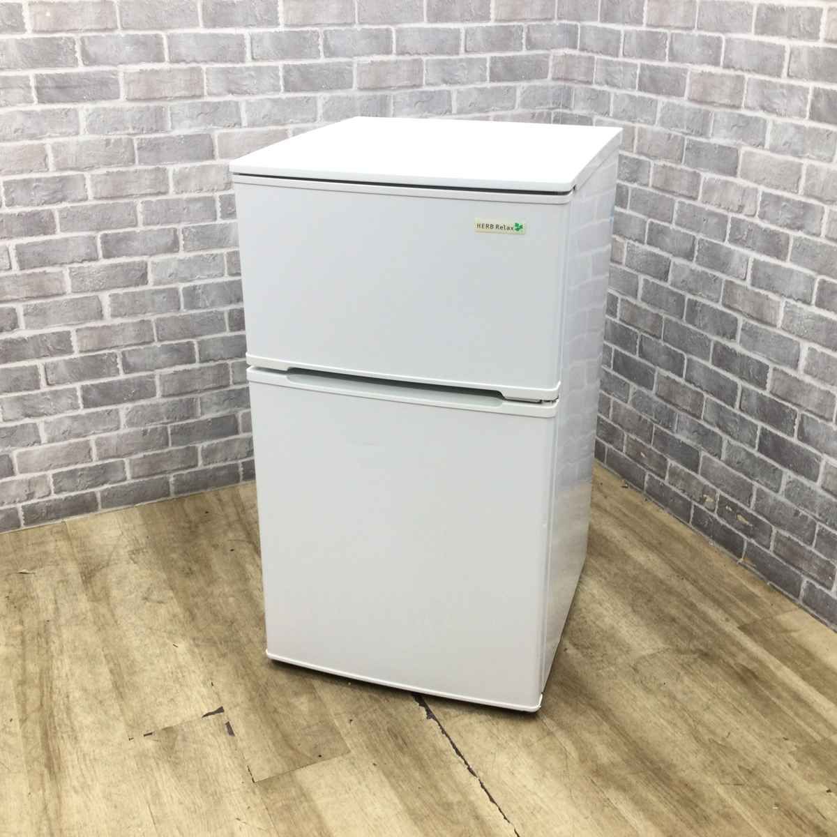 中古品】ヤマダ 冷蔵庫 YRZ-C09B1 90L 2017年製（2）