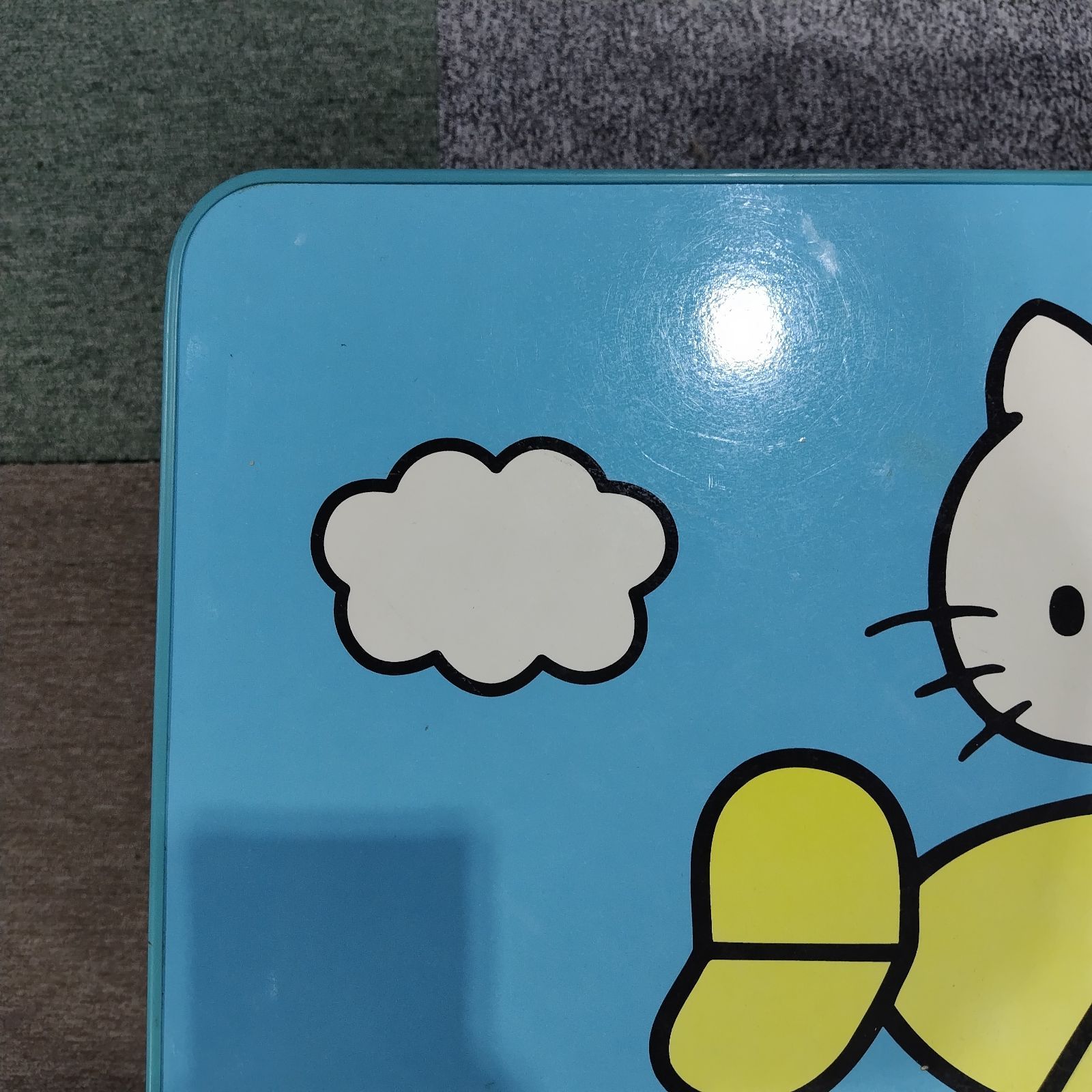 Sanrio　サンリオ　ハローキティ　折りたたみテーブル　1998年製　レトロ レトロ ハローキティ 折りたたみ テーブル/机 キティちゃん 90s 希少