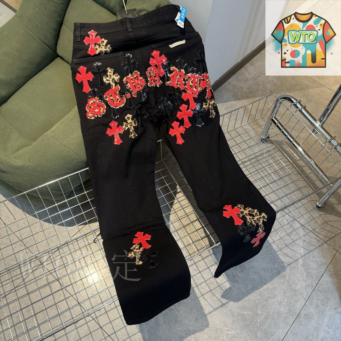 クロムです(*^^*) 今日WTO】Chrome Hearts CH シティ限定 豹柄フレイム 重工
