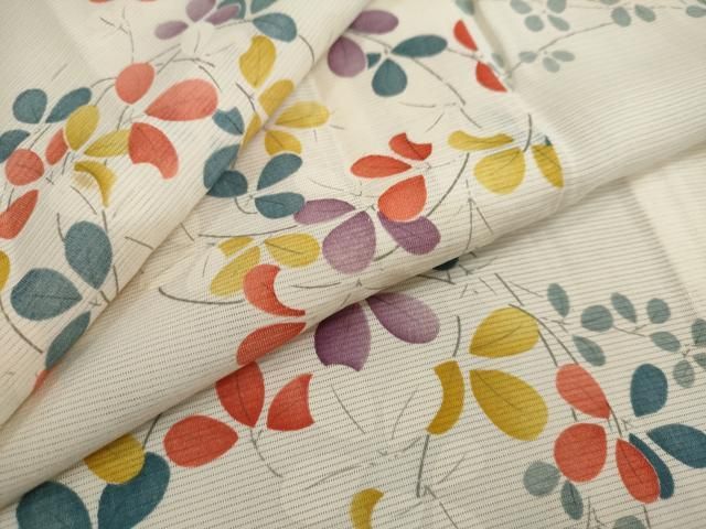 平和屋着物＊夏物　小紋　紗　型染め　抽象文様　正絹　逸品　AABC3508jd 平和屋着物＊夏物 小紋 絽 抽象文様 正絹 逸品 DAAU2271ud