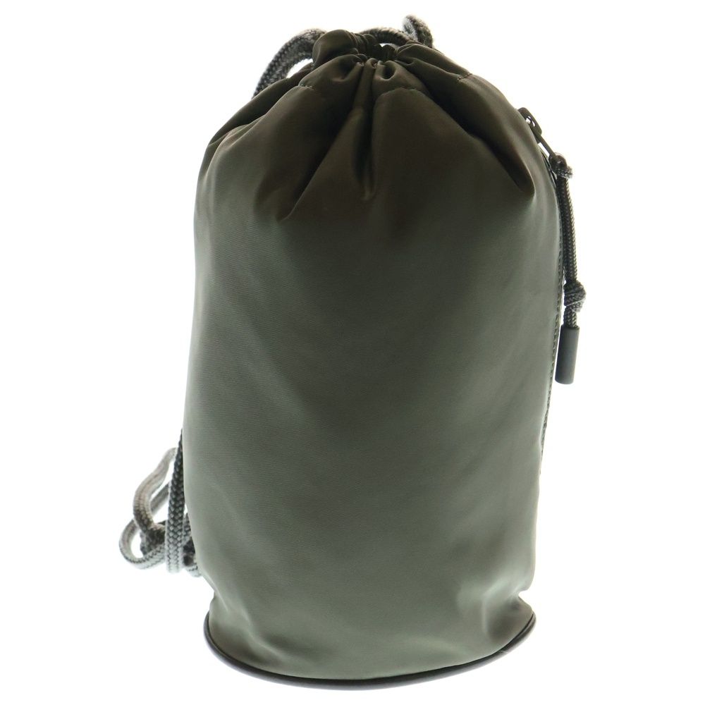 Sacai サカイ S KINCHAKU | NYLON TWILL ナイロンツイル S 巾着バッグ カーキ 24-0700S