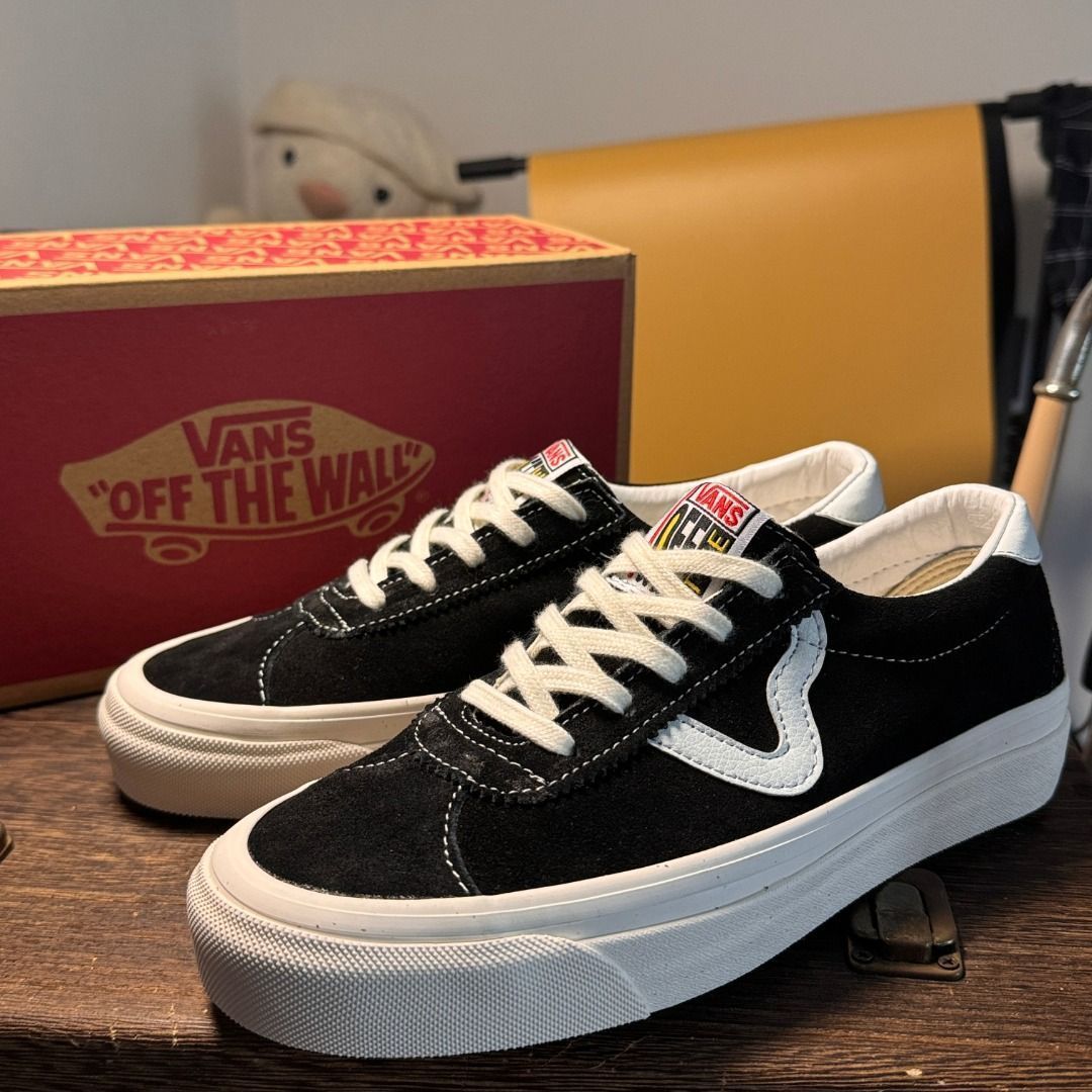 新品箱付き　Vans バンズ　Style73Dx ブラック スニーカー 23.5 今日特価】VANS Style73 DX OG Balck 黒色スニーカー！送料無料