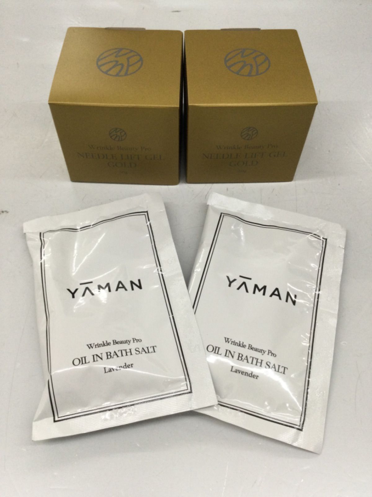 リンクルビューティープロ NLゲル ゴールド 50g x2個 オイルインパスソルト 40gx2個