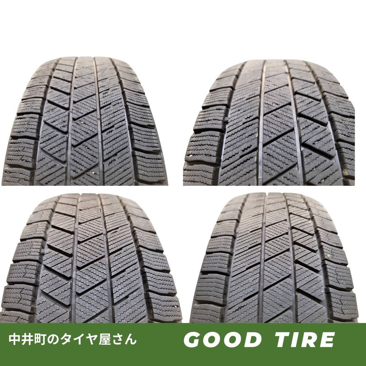 洗練されている 195 65R15 ブリヂストン BLIZZAK VRX3 2021年×2 ×2 4本 冬用 8分山 タイヤ プリウス ヴォクシー ステップワゴン 6812