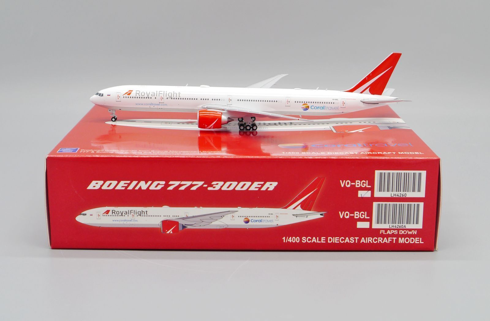 Jcwings ロイヤルフライト 777-300ER VQ-BGL 1|400 LH4260