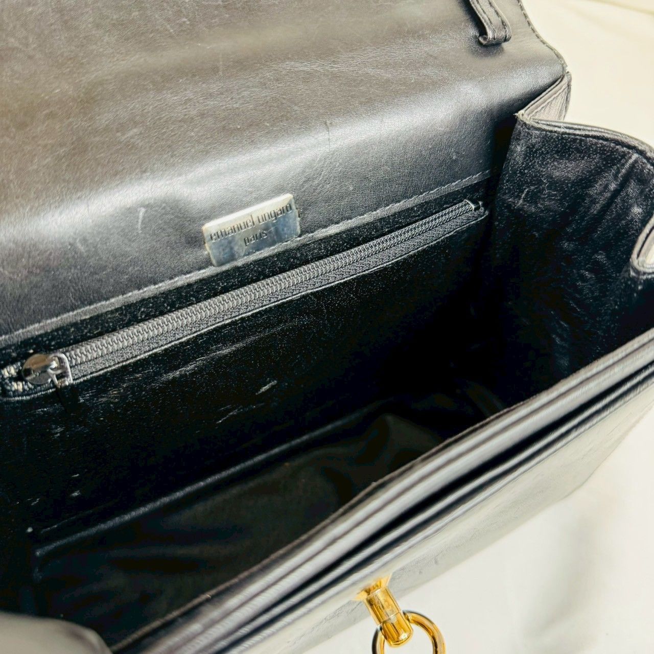 訳アリ品】ウンガロ レザー 2WAY ハンドバッグ ショルダー