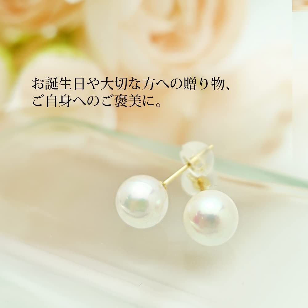 在庫セール】(PT) (K18) 6.0mm あこや本真珠 akoya イヤリング