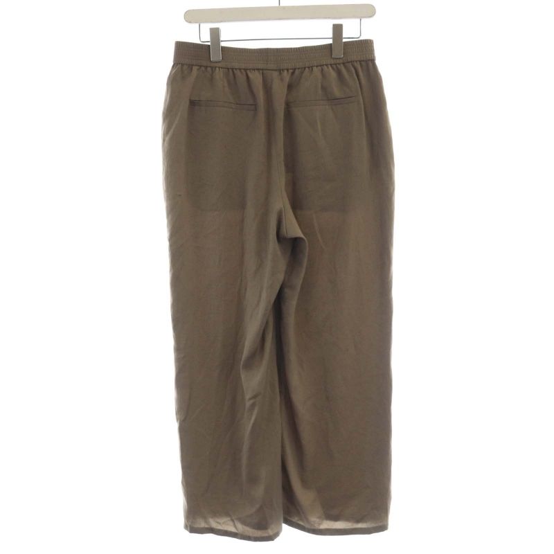 theory luxe パンツ(その他) こげ茶系 0195425Y0099 セオリーリュクス theory luxe WASSHABLE SATIN PAMELA イージー