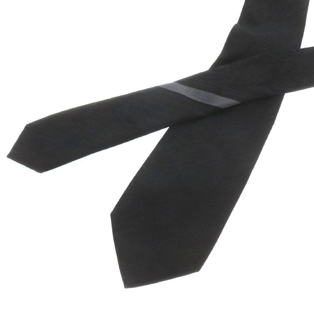 Berluti オールブラック カリグラフィ ネクタイ Berluti (ベルルッティ) カリグラフィ ネクタイ ブラック - メルカリ