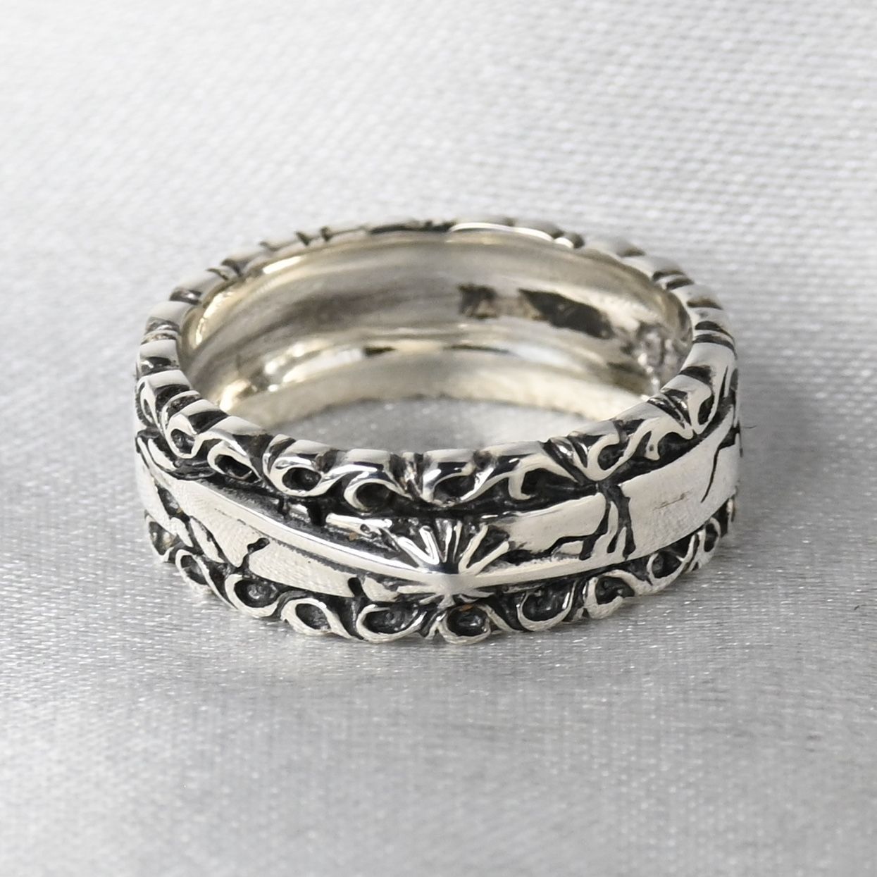 SAAD リング SAAD リング 約17号 指輪 シルバー サード