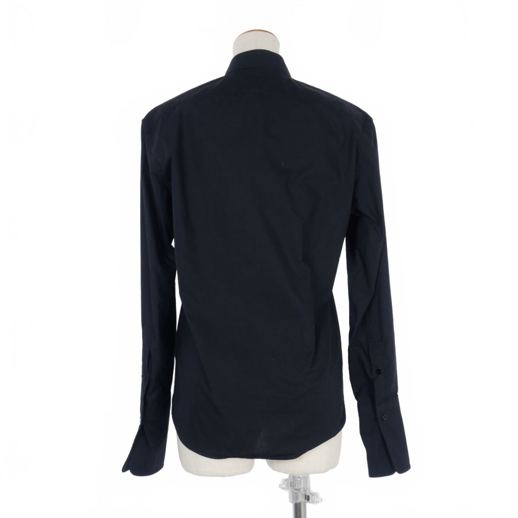 パトゥ PATOU 20AW レースビブシャツ 長袖 36 黒 ブラック BL008-17 レディース パトゥ PATOU 20AW レースビブシャツ 36 黒 ブラック BL008-17
