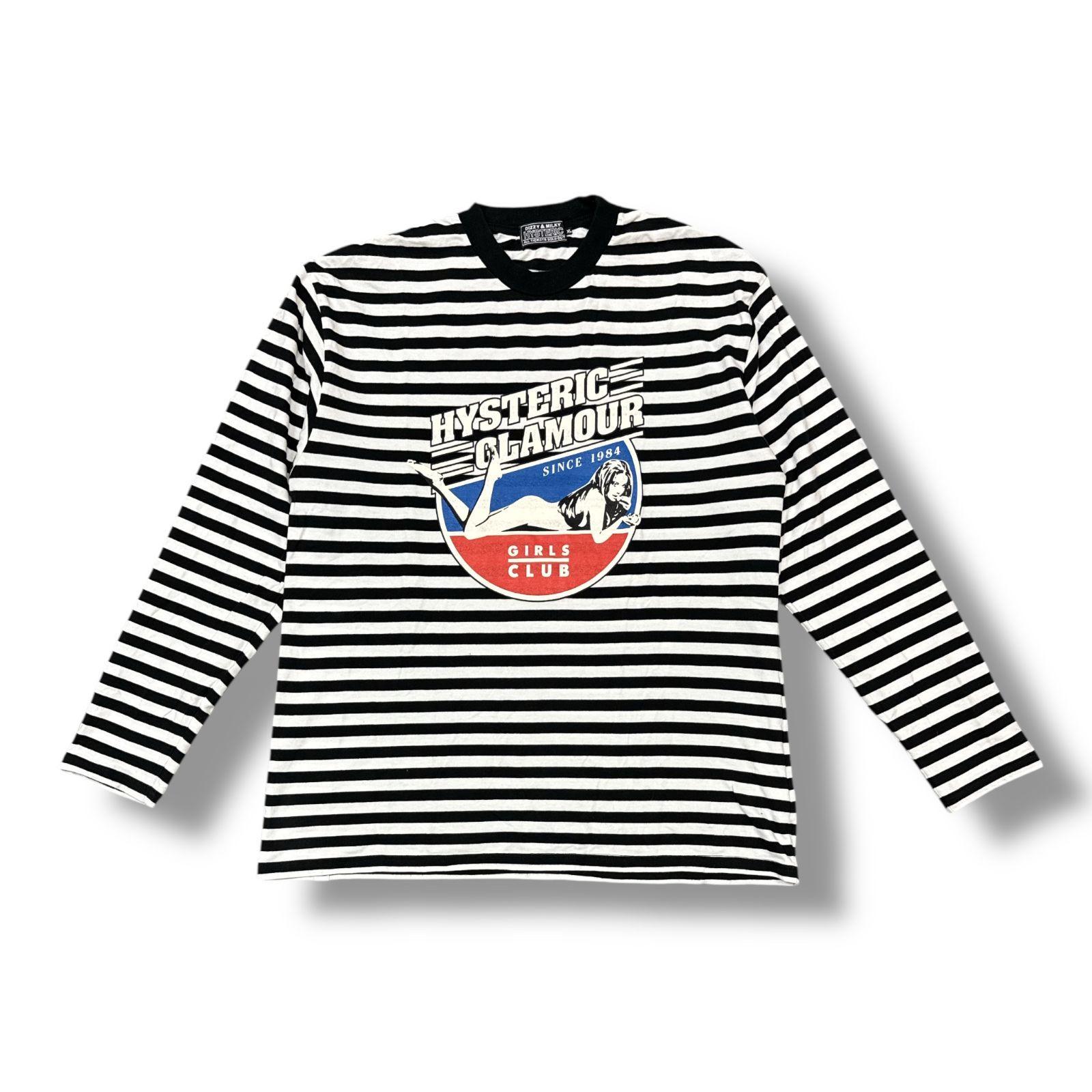 HYSTERIC GLAMOUR GIRLS CLUB ボーダー長袖カットソー Tシャツ