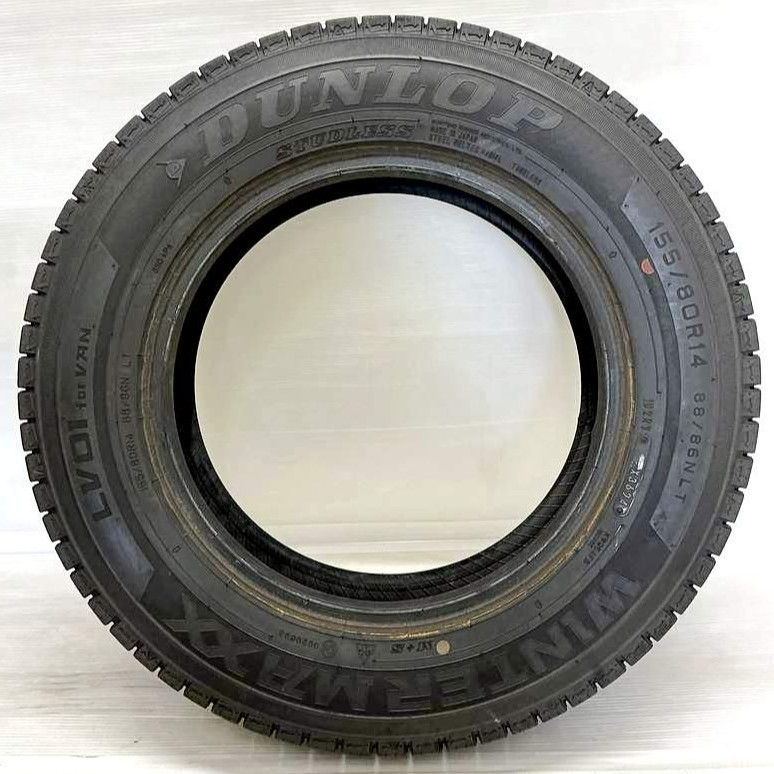155 80R14 88 86N DUNLOP WINTER MAXX LV01 forVAN 4本 スタッドレスタイヤ ダンロップ ウィンターマックスエルティーLV01 プロボックス などに タイヤ 14インチ