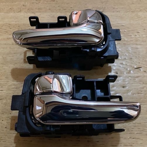 日産 NISSAN 純正 S15 シルビア メッキ インナー インサイド ドア ハンドル 左 右 セット パーツ エンジン タイヤ バンパー 検索 マフラー