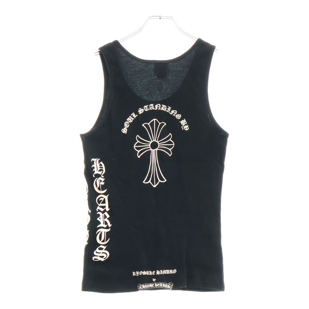CHROME HEARTS クロムハーツ ×氷室京介 バックプリントロゴ タンクトップ ブラック