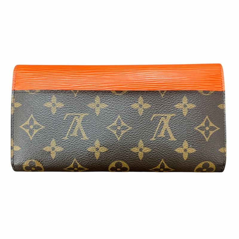 ルイ・ヴィトン 長財布 モノグラム エピ ポルトフォイユ・マリールー ロン M60499 オレンジ ABランク 再値下げ ルイヴィトン 財布 ポルトフォイユ・マリールー モノグラム エピ