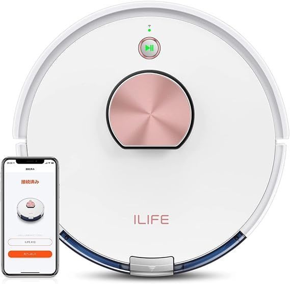 ILIFE(アイライフ) ロボット掃除機 高精度マッピング機能 多層マップ ...