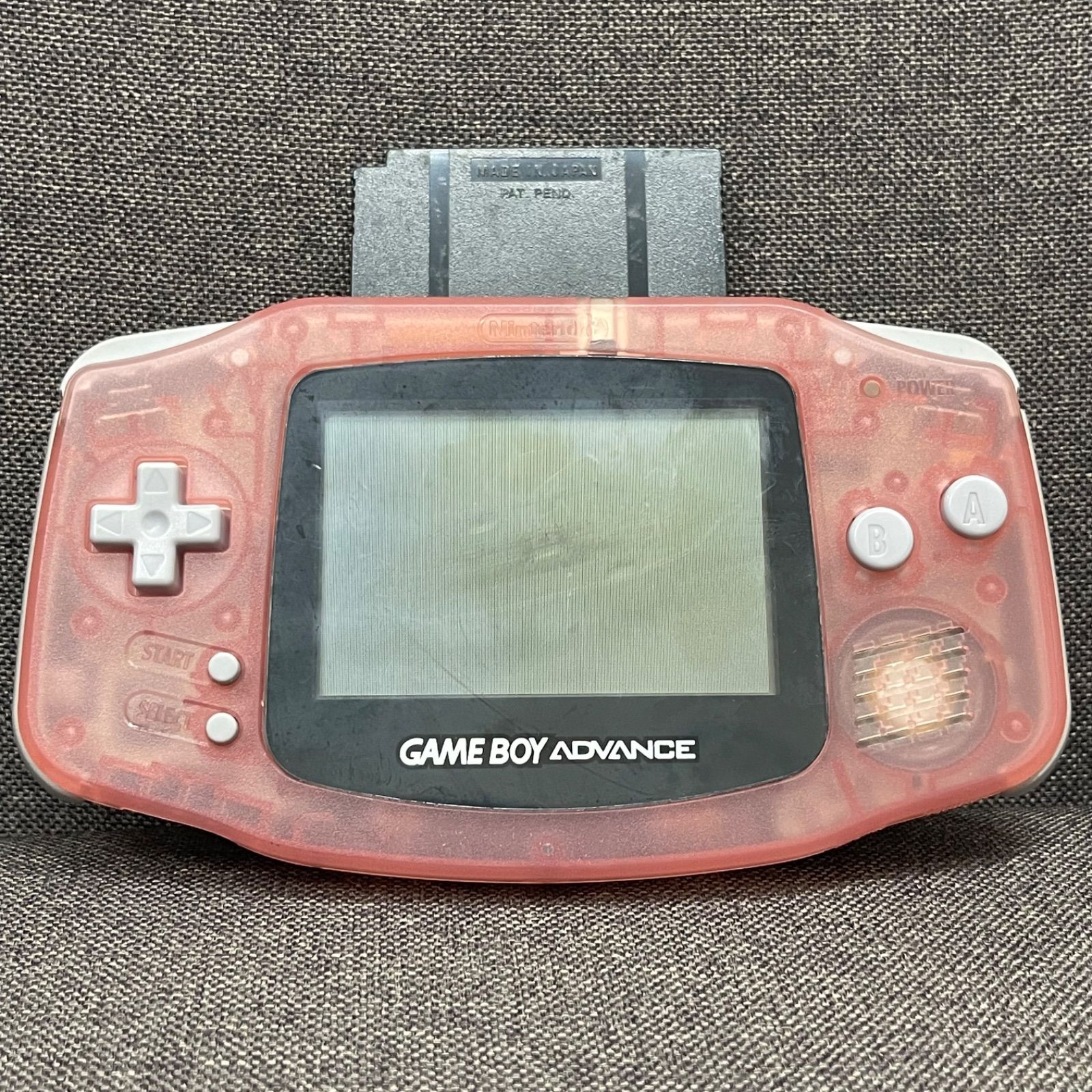 NPA】ジャンク GBA ゲームボーイアドバンス AGB-001 クリア