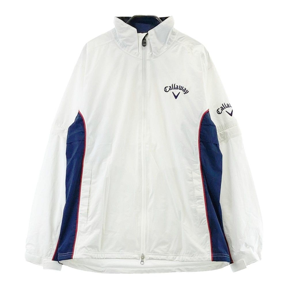 CALLAWAY キャロウェイ 2WAYレインウェア セットアップ M ホワイト サイズ：M CALLAWAY キャロウェイ 2WAY レインウェア