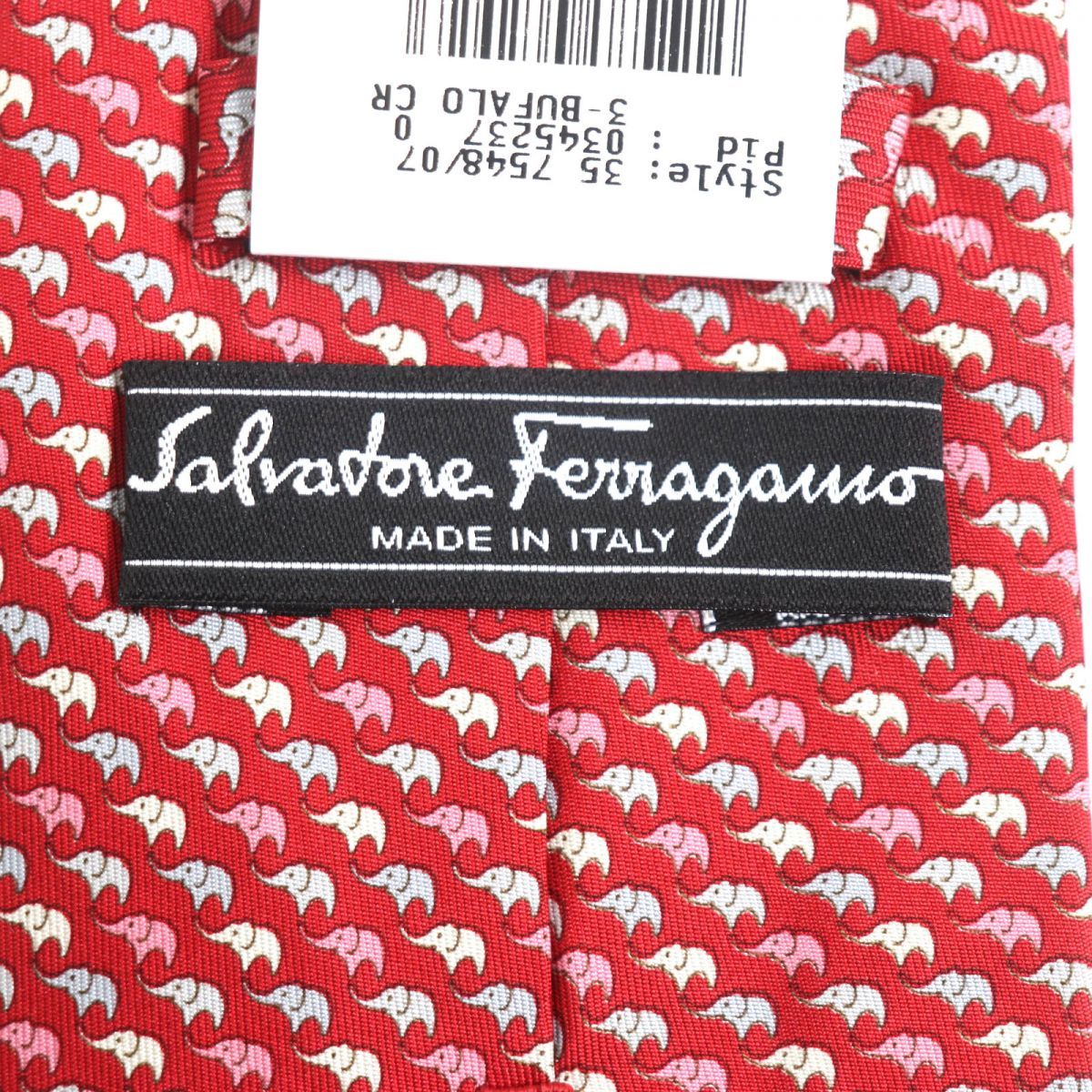 未使用品▽Salvatore Ferragamo サルヴァトーレフェラガモ 象