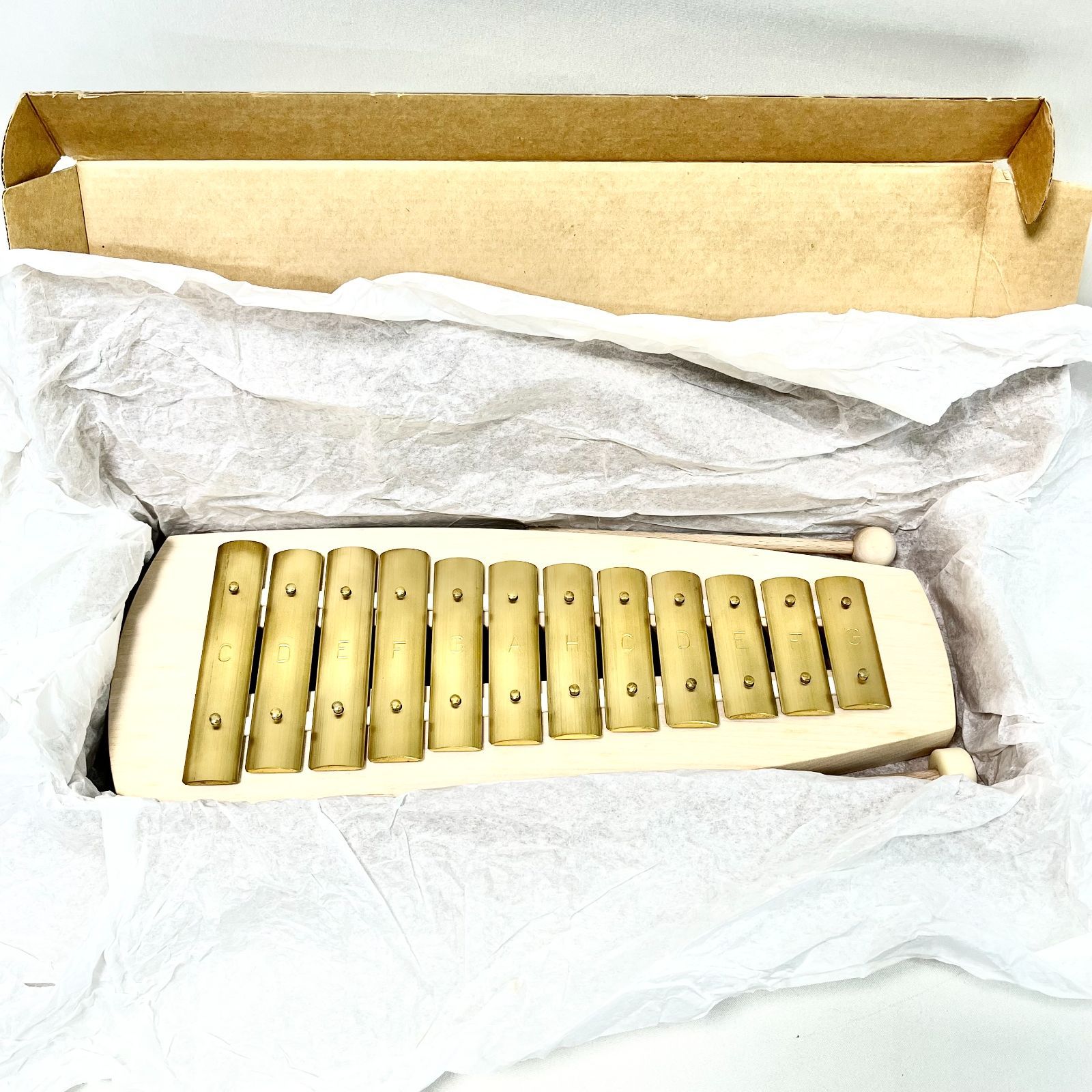 アウリス AURIS 器 鉄琴 真鍮 グロッケン ダイヤトニック 8音