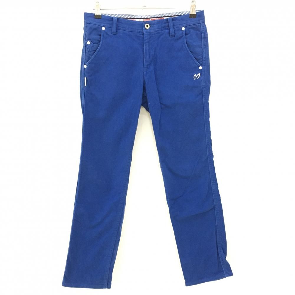 ☆SALE5％OFF☆マスターバニー パンツ ブルー 微起毛 ストレッチ  