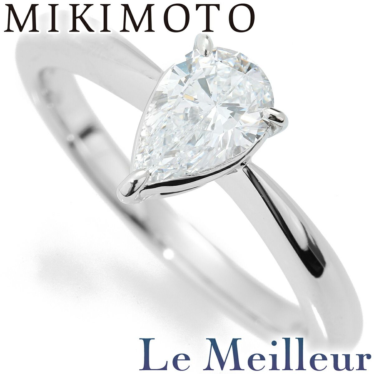 ミキモト リング 指輪 ダイヤモンド 0.57ct Pt950 10号 MIKIMOTO プレラブド 返品OK