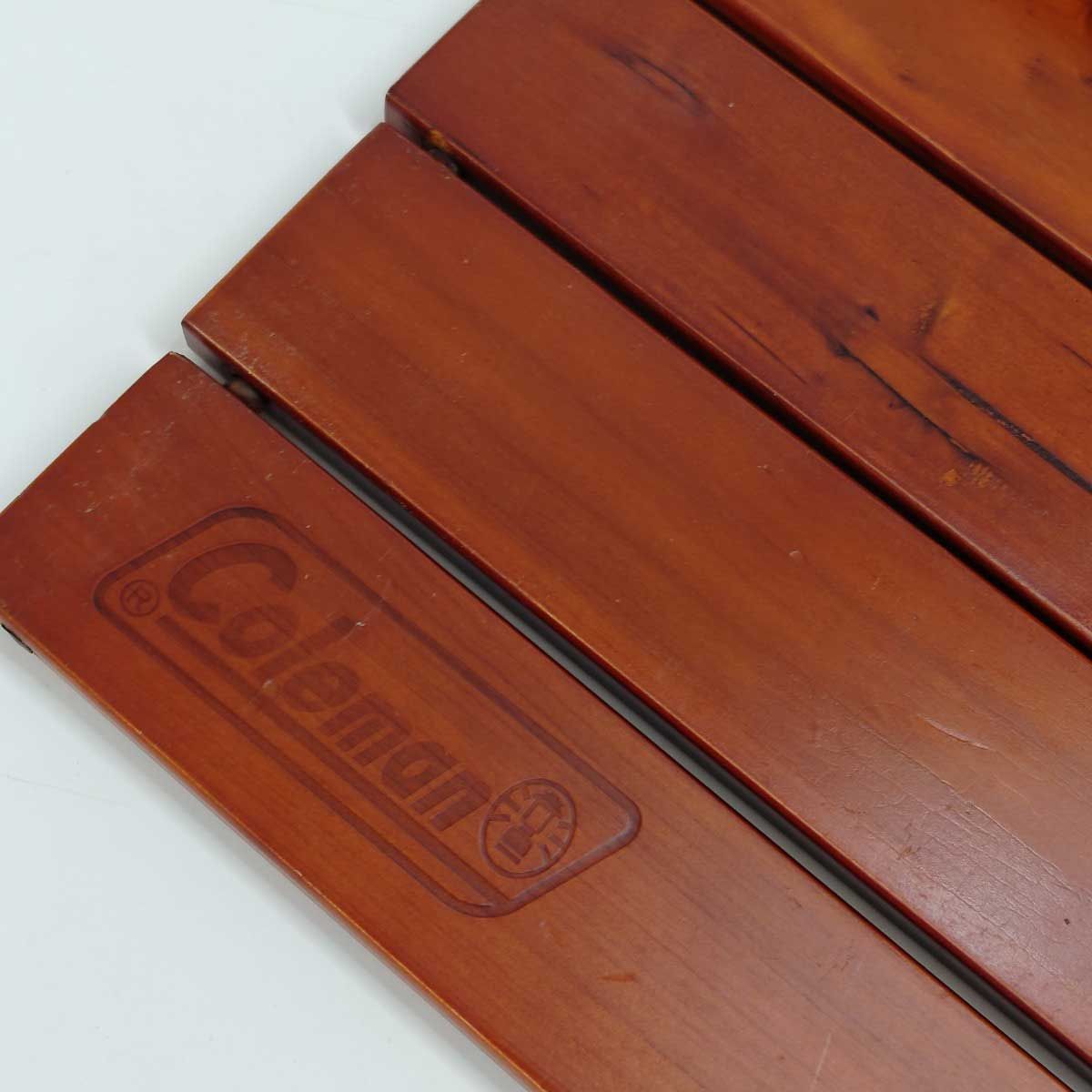 コールマン ガーデンウッドロールテーブル6 170A5748 Coleman