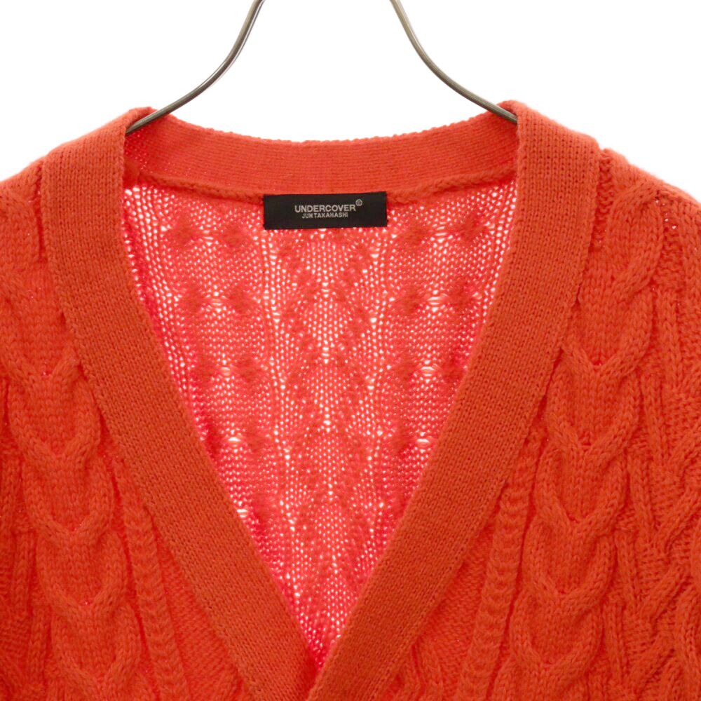 UNDERCOVER (アンダーカバー) 22AW NEON CABLE KNIT CARDIGAN ネオン