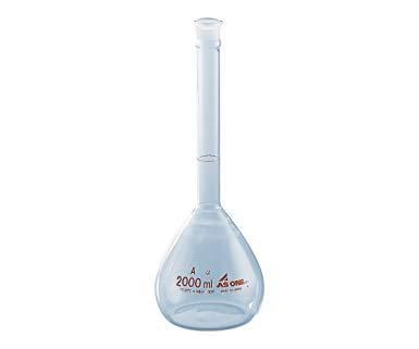 【新品・2営業日で発送】アズワン(As One) メスフラスコ 白 2000mL1-8564-11