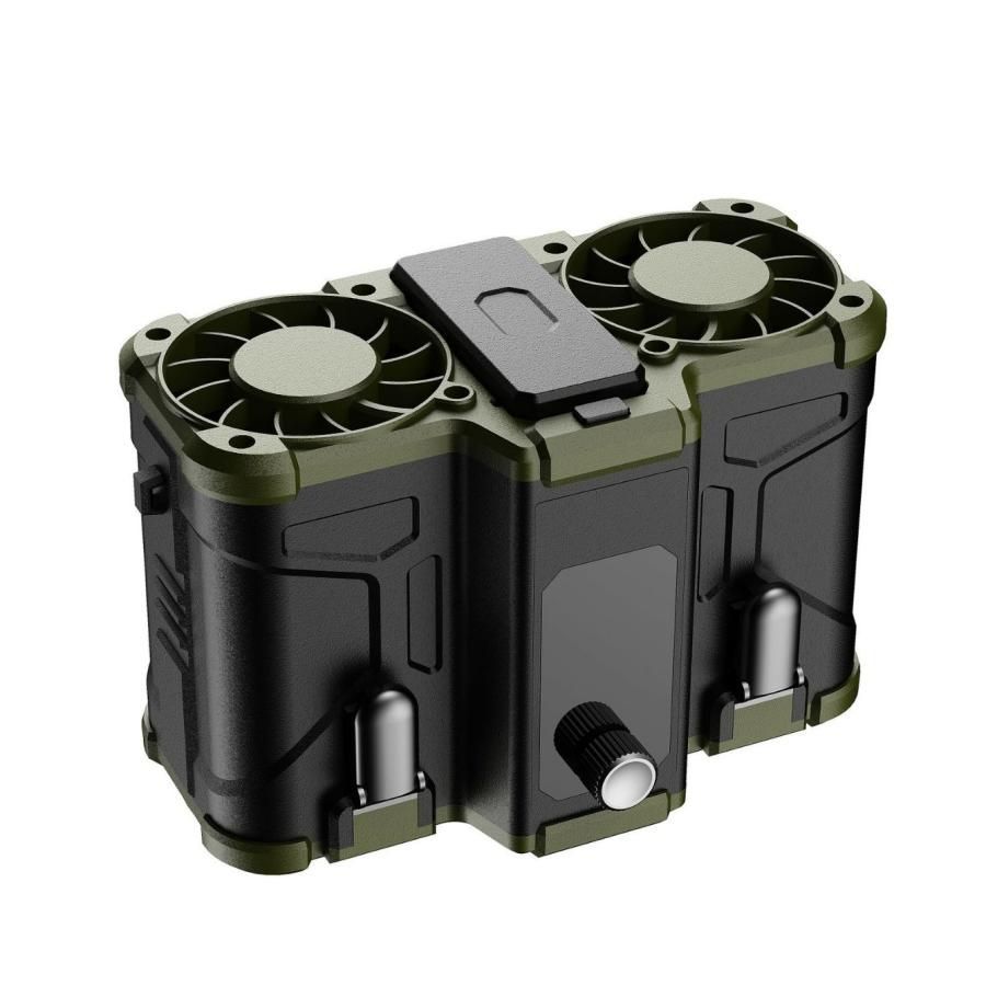 2025 新品 腰掛け扇風機 小型 10000mAh 100段階風量 最大18時間