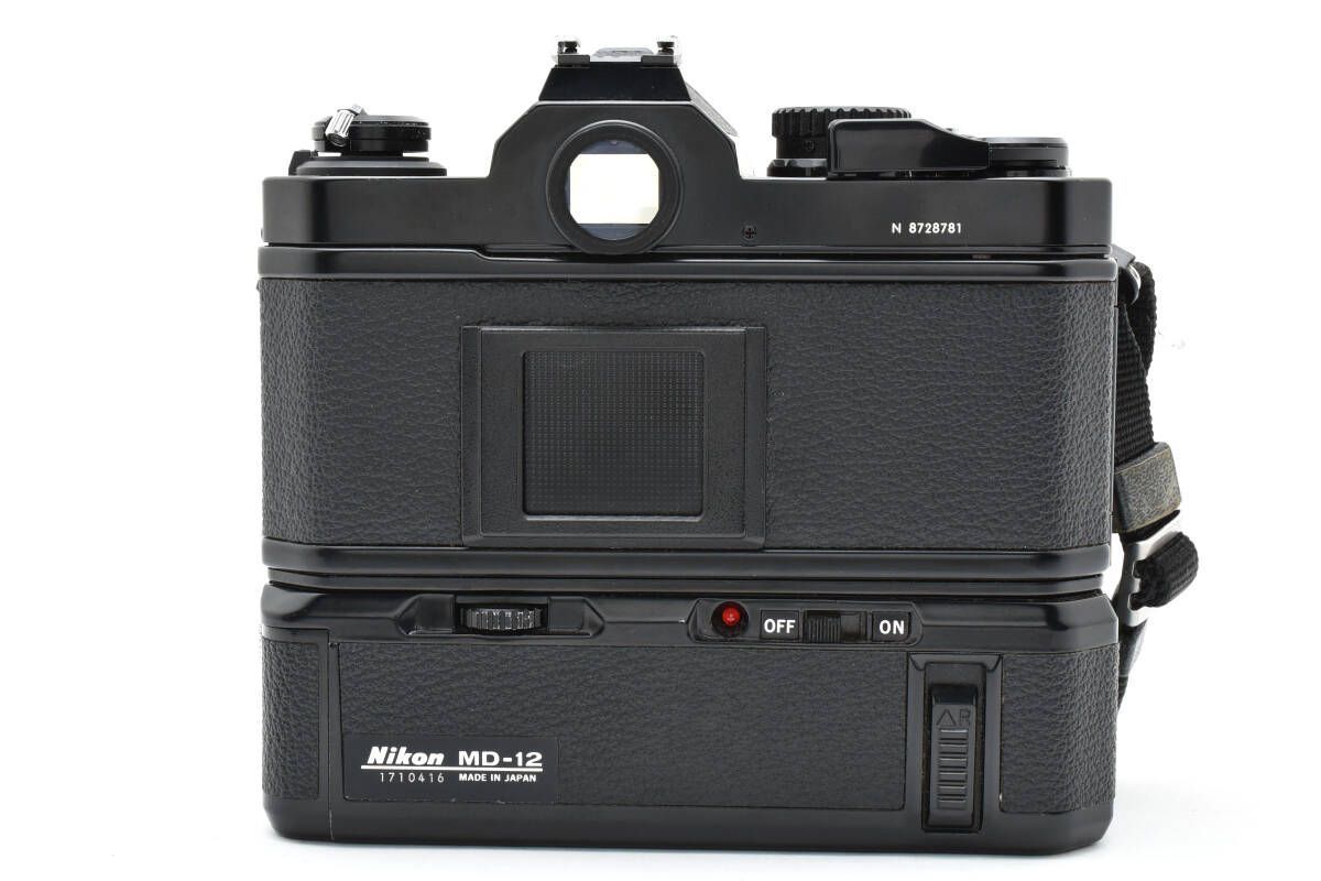 ☆極上品☆ ニコン Nikon NEW FM2 ブラック ボディ / MD-12 モーター