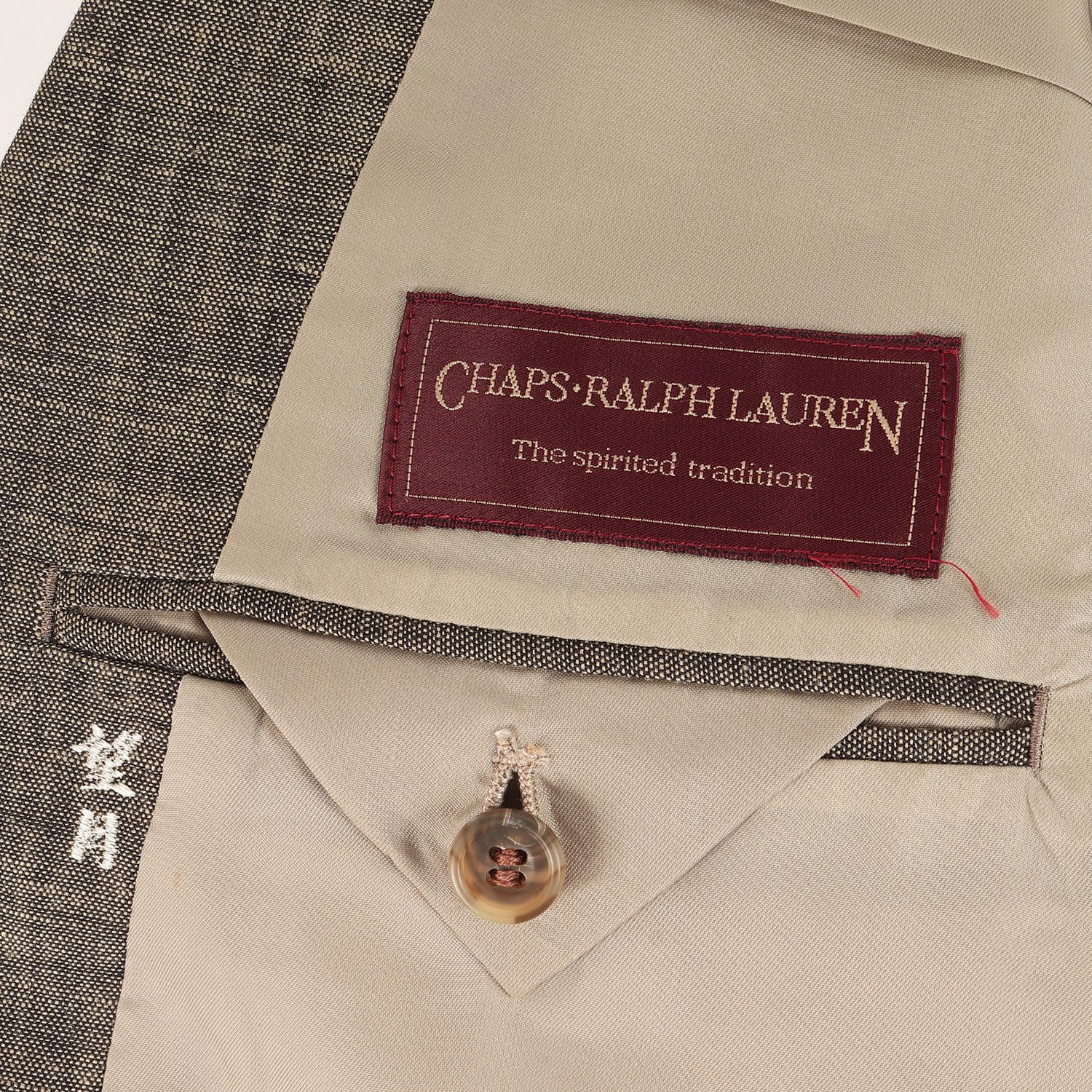 未使用級！ CHAPS RALPH LAUREN リネン混 テーラードジャケット CHAPS RALPH LAUREN チャップスラルフローレン ジャケット