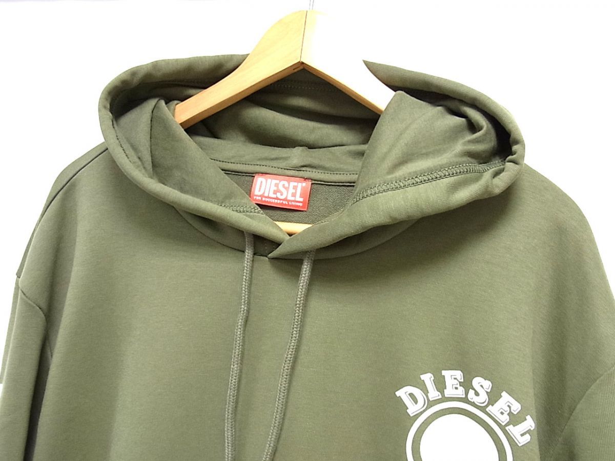 新品 23AW☆DIESEL ディーゼル パーカー スウェット S-GINN-HOOD