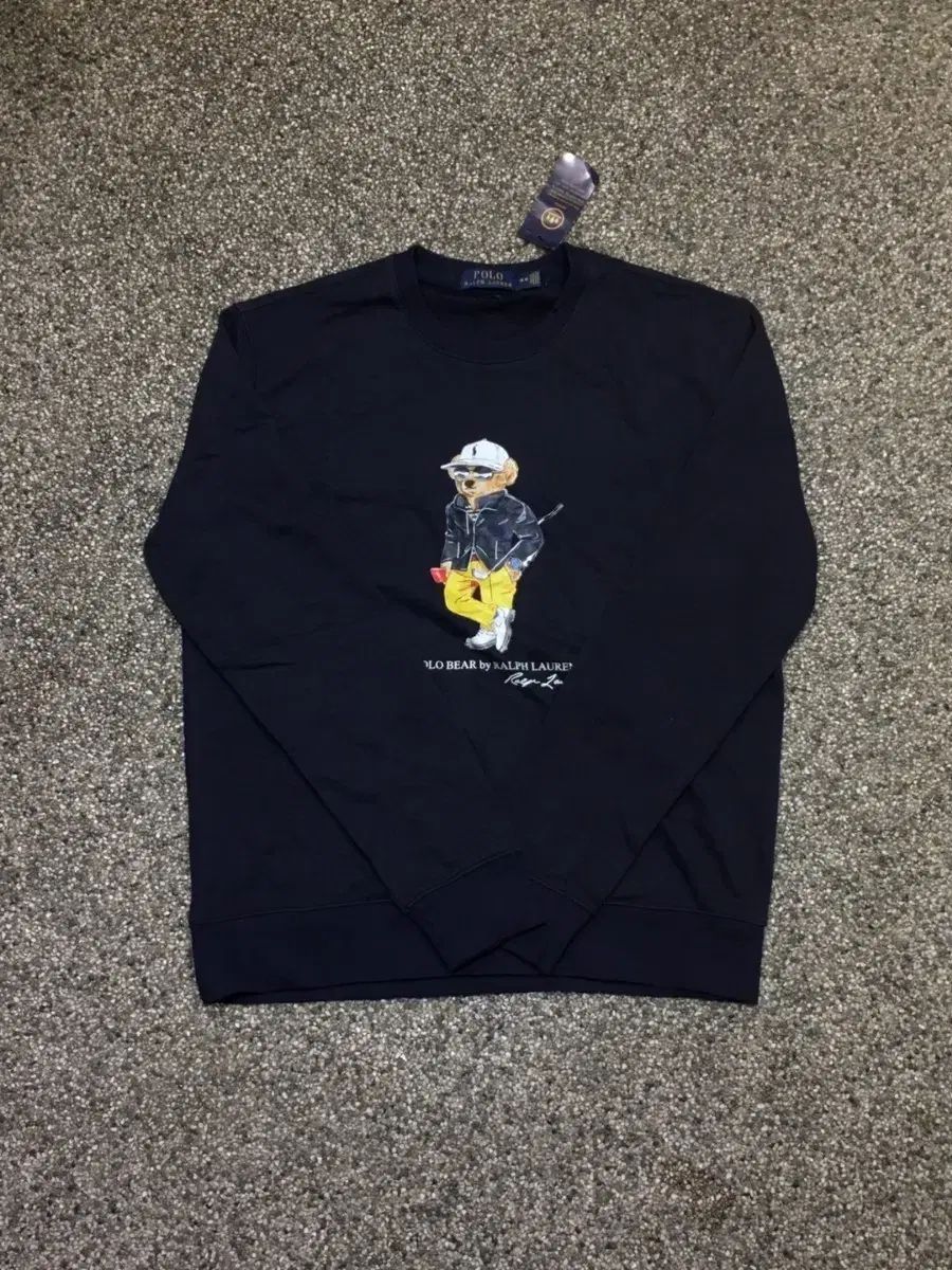 ポロ Ralph Lauren ラルフローレン ベア くま パーカー グレー ネイビー 2 ナス