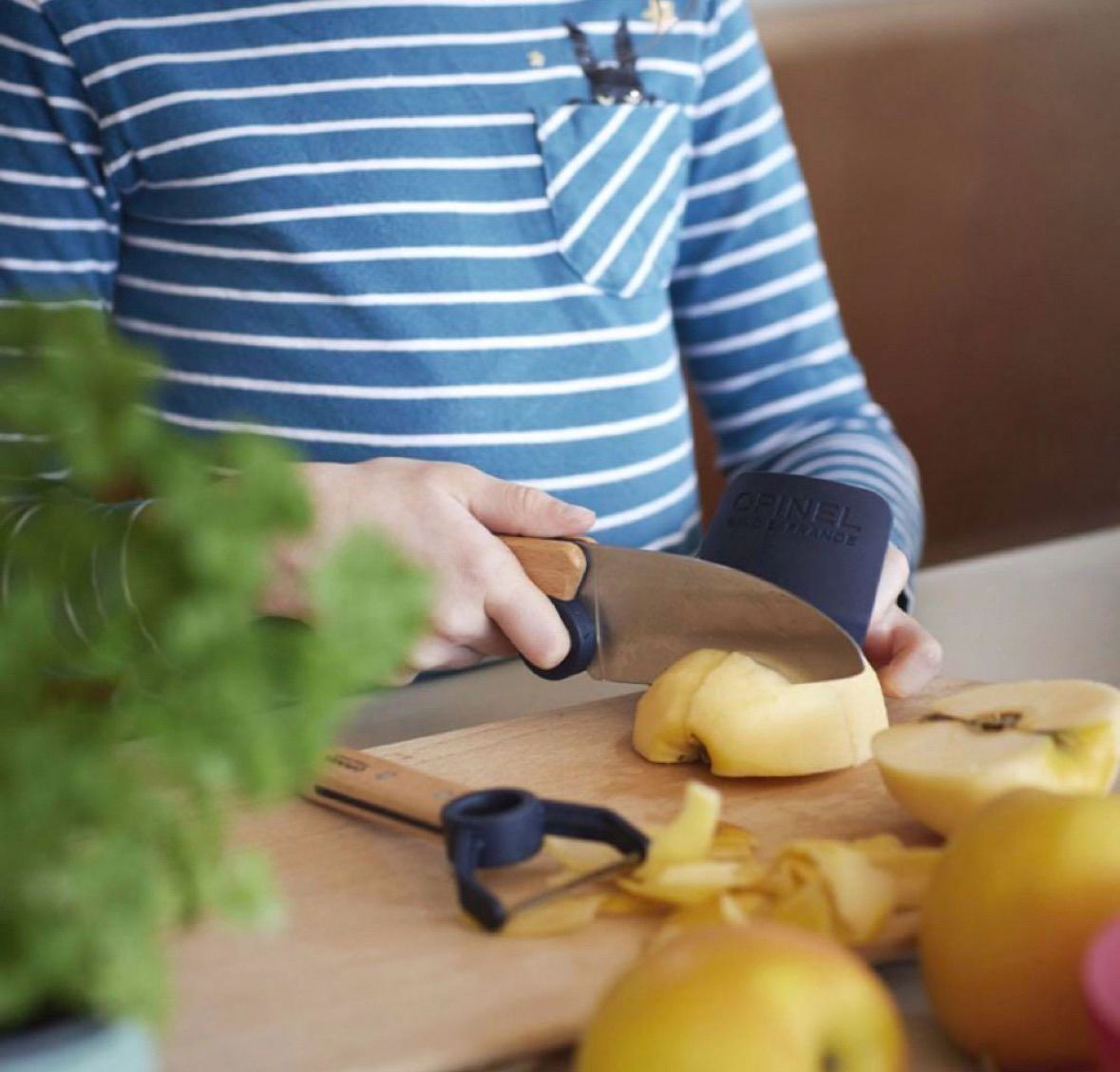 OPINEL キッズ ステンレスナイフ ピーラー付き 新品】 OPINEL キッズ